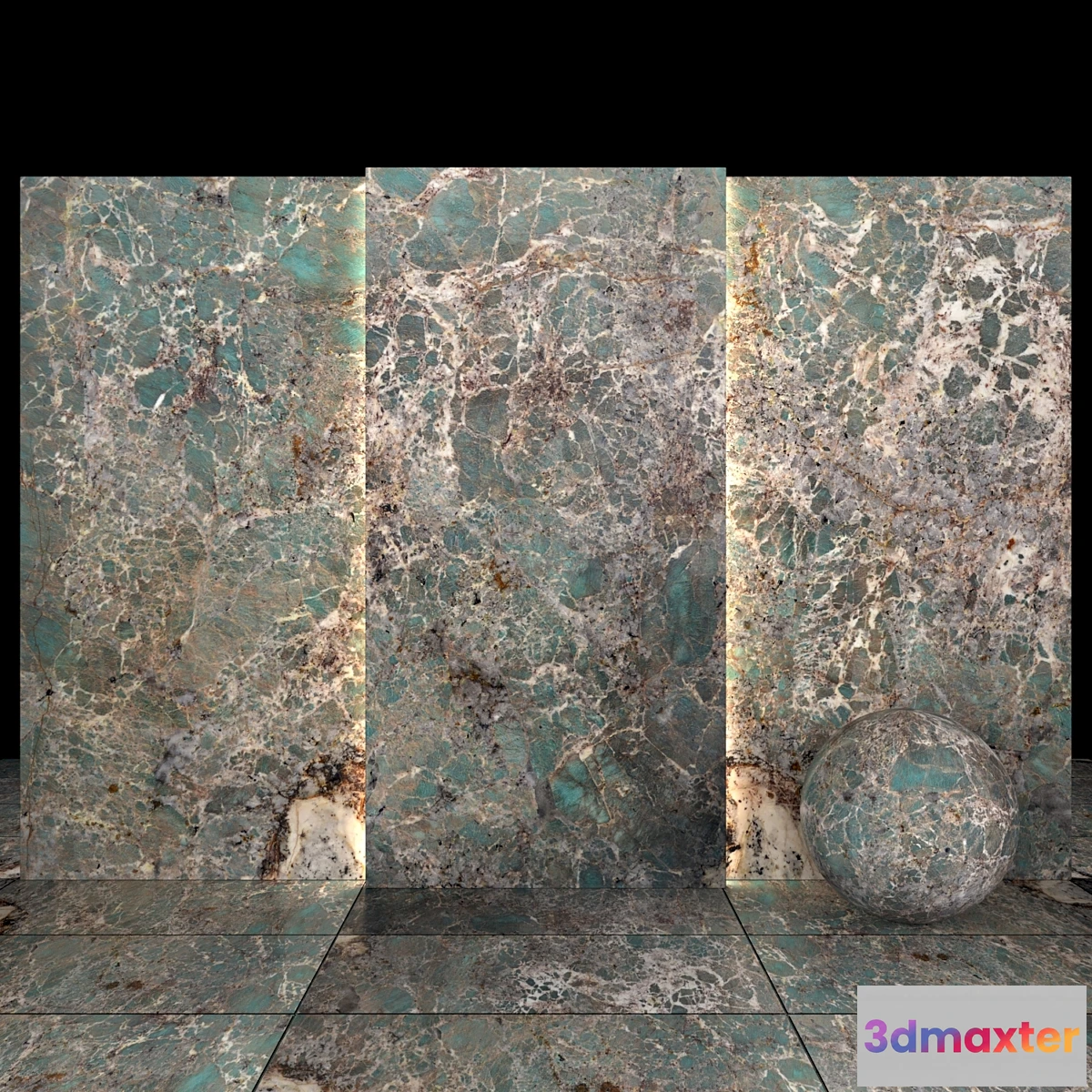 1321831 - Amazonite Granite 3D Max