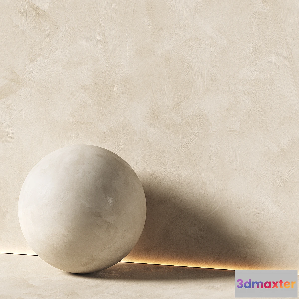 1326382 - Decorative plaster beige 3D Max