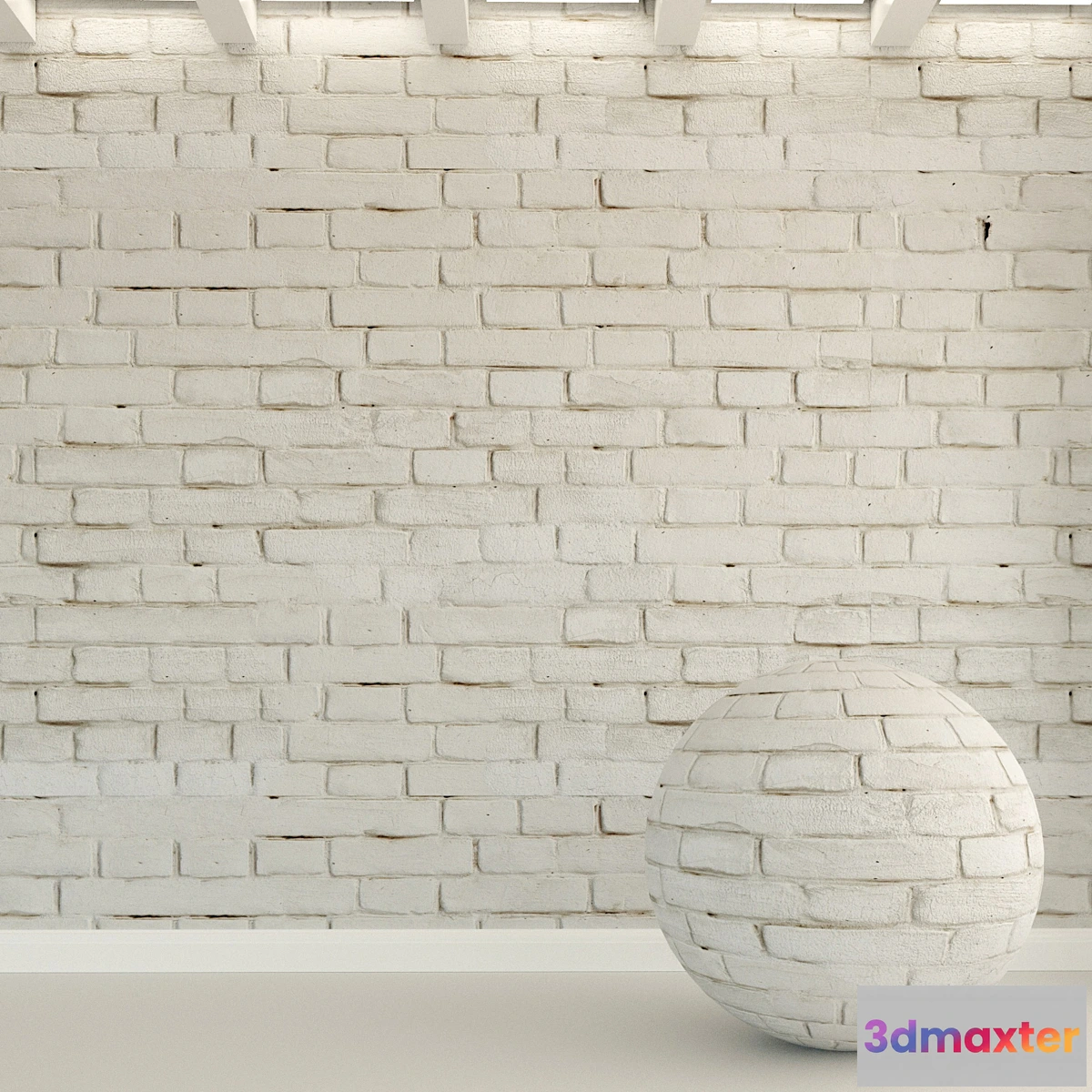 1327013 - Brick wall. Old brick. 122 3D Max