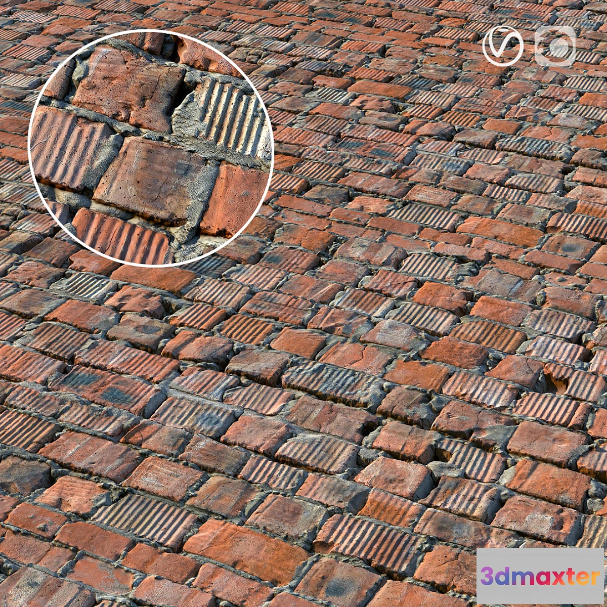 1328979 - Sloppy Brick Wall Material 3D Max