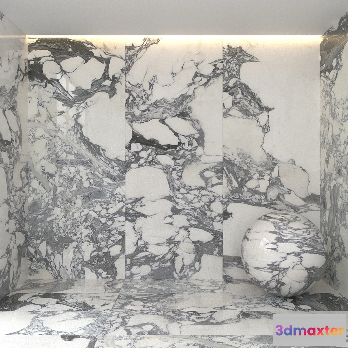 1333219 - Arabescato marble 3D Max
