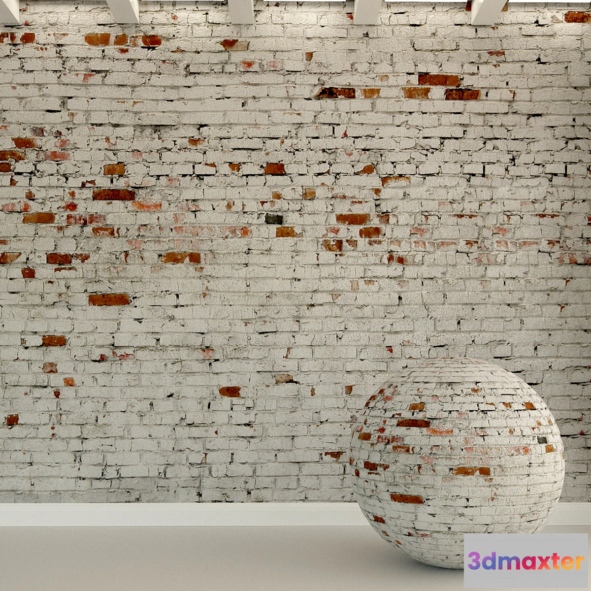 1333443 - Brick wall. Old brick. 130 3D Max