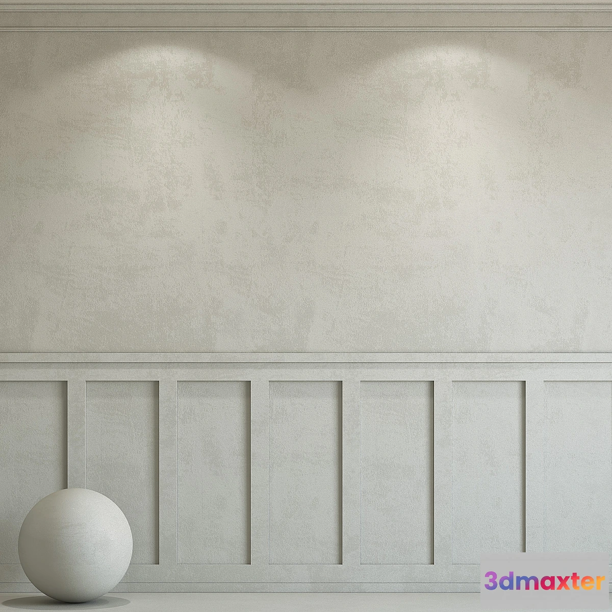 1334510 - Decorative plaster with molding 99 3D Max