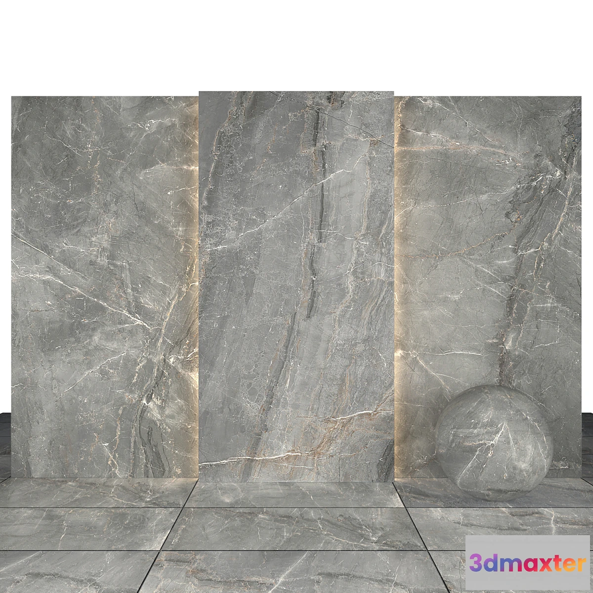 1334846 - Precious Light Gray Marble 3D Max