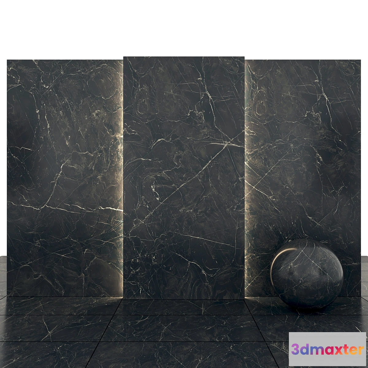 1335698 - Mozart black marble 3D Max