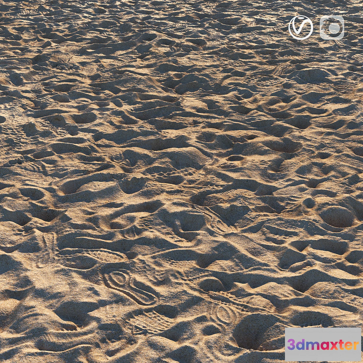 1344048 - Sand beach material 3D Max