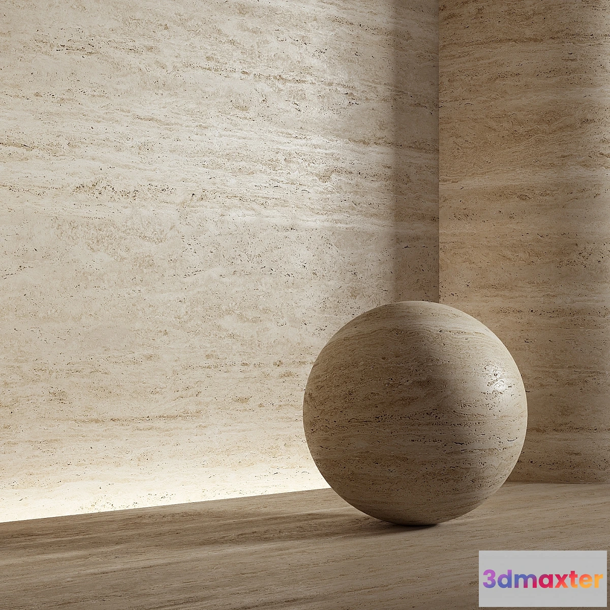 1351702 - Stone material travertine. 26 pbr seamless 3D Max