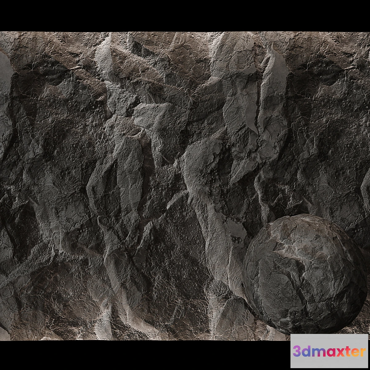 1352406 - Stone Cliff Wall # 12 3D Max