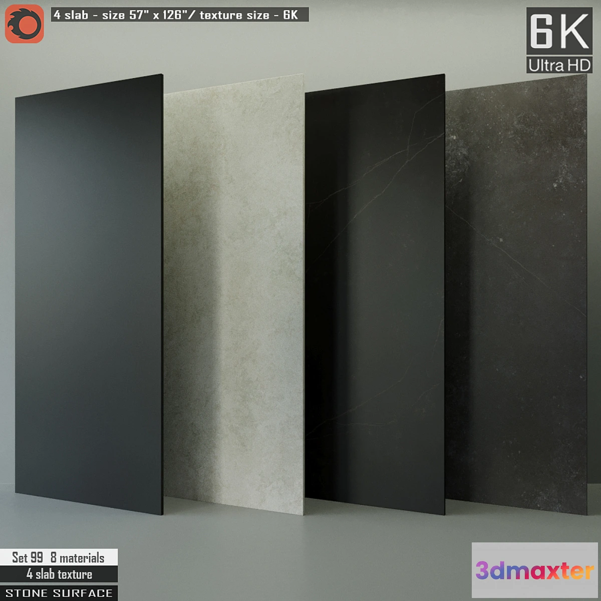 1352554 - Stone Slab Set 99 3D Max