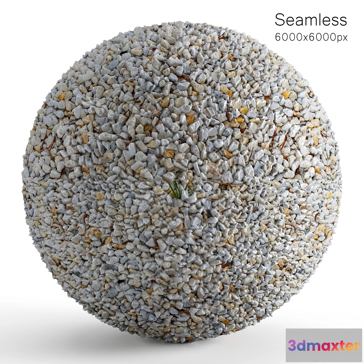 1356903 - Seamless white pebble texture 3D Max