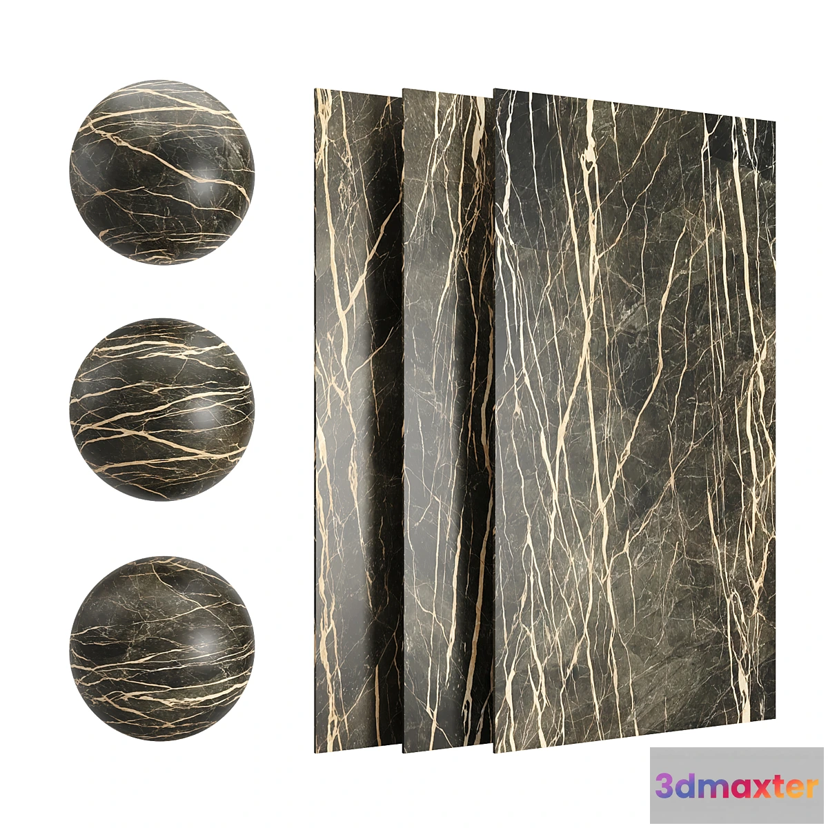 1391832 - Antolini Marble Black & Gold 3D Max
