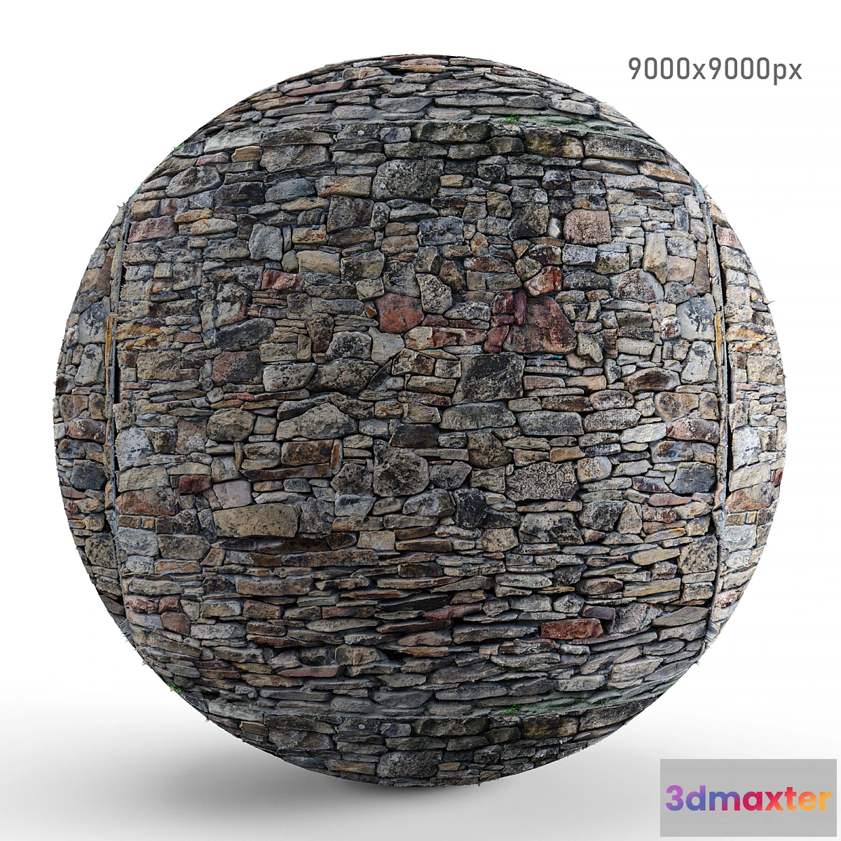 1392236 - Natural stone wall texture. PBR 3D Max