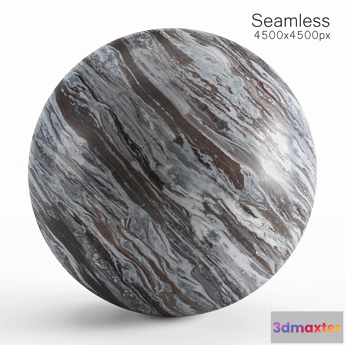 1395156 - Seamless texture of brown and white marble 3D Max