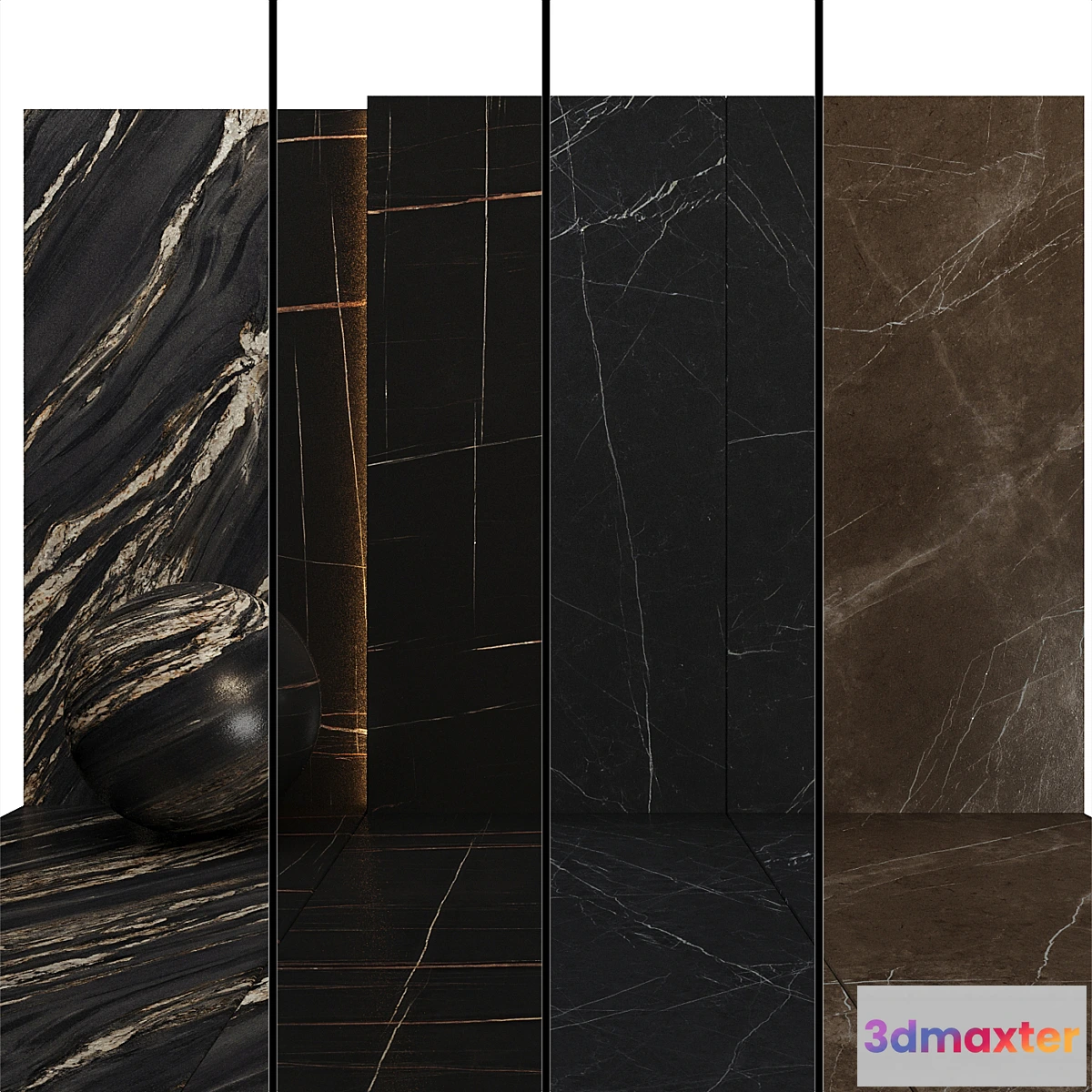 1397374 - AY Slab Marble Set 03 3D Max