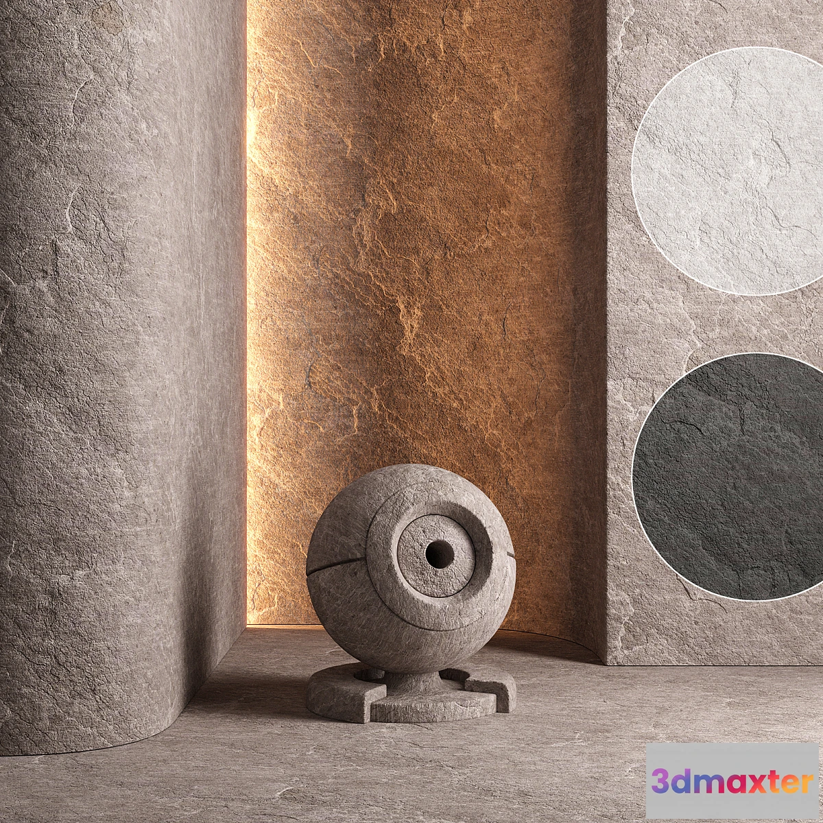 1408442 - rock wall 3D Max