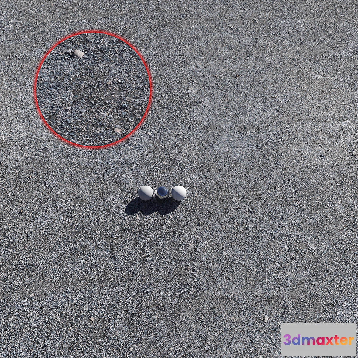 1408762 - Crushed gravel 3D Max