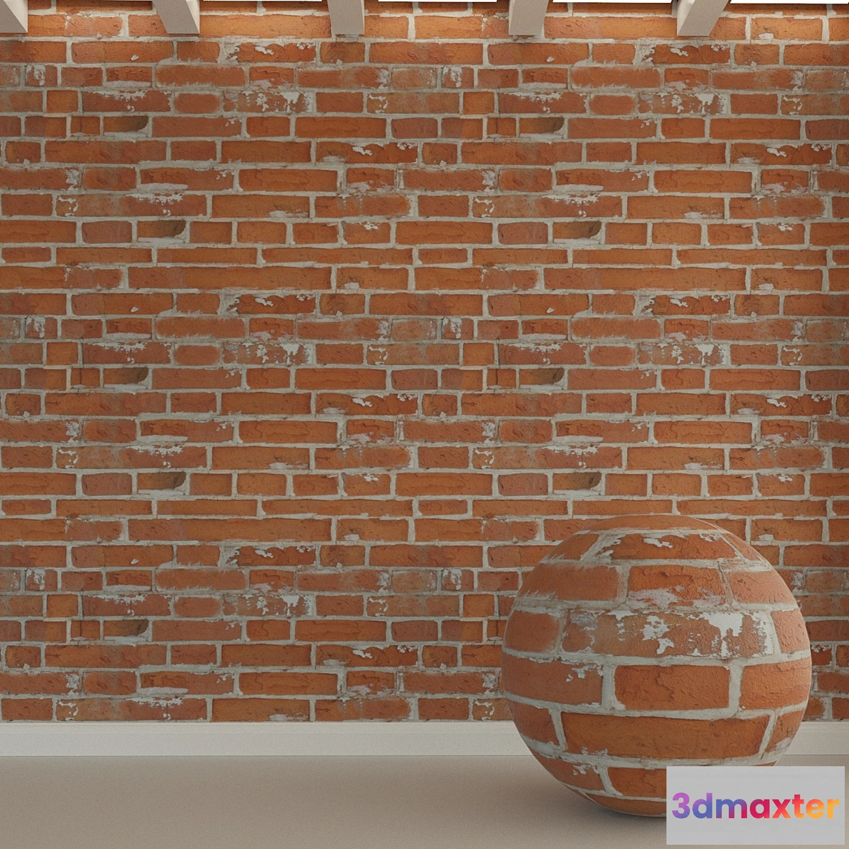 1408942 - Brick wall. Old brick. 116 3D Max