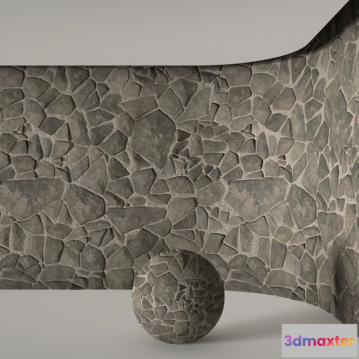 1411204 - 06 Slate Floor Stone  PBR  4K  PNG  Seamless 3D Max