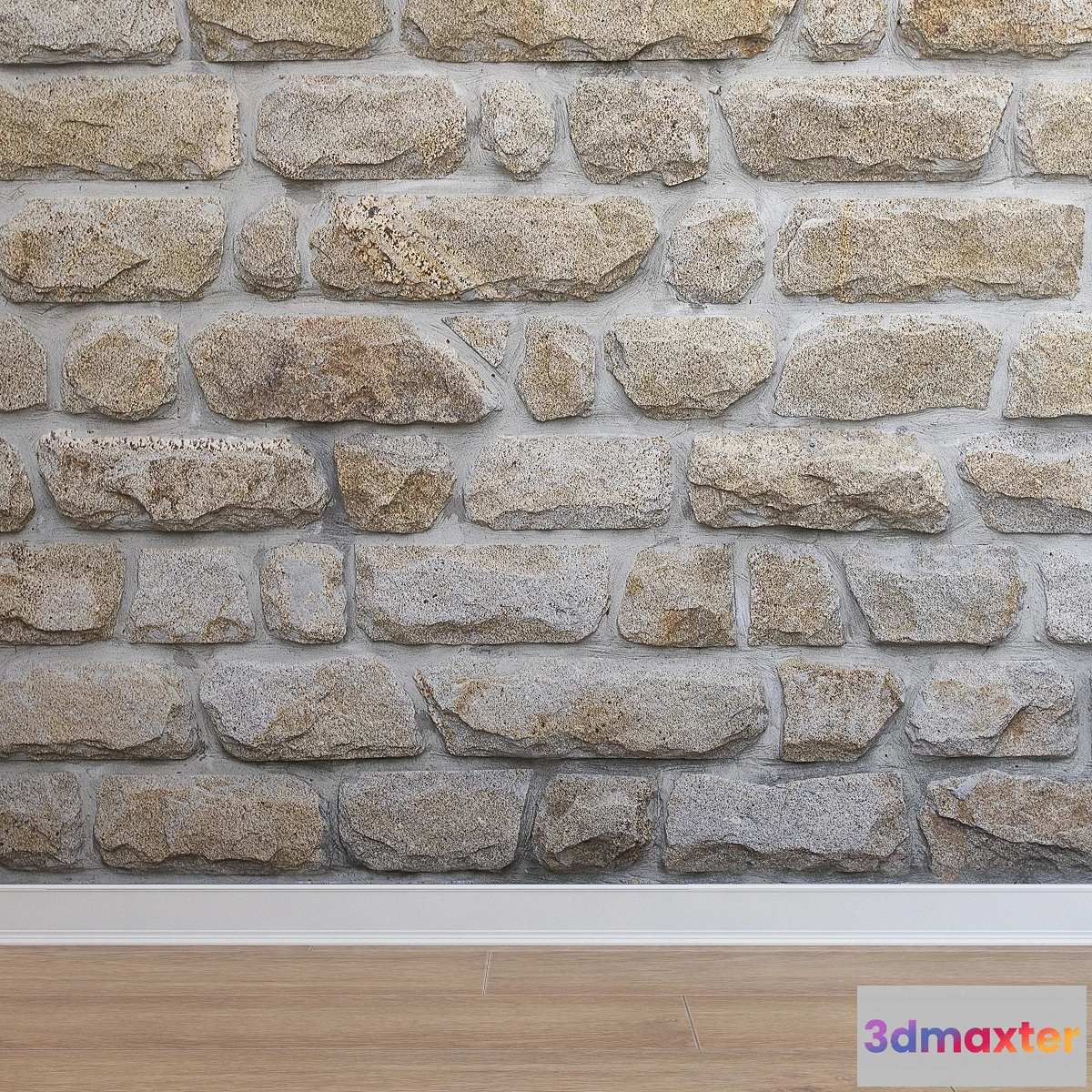 1413350 - Facing from a stone (Stone_001) 3D Max