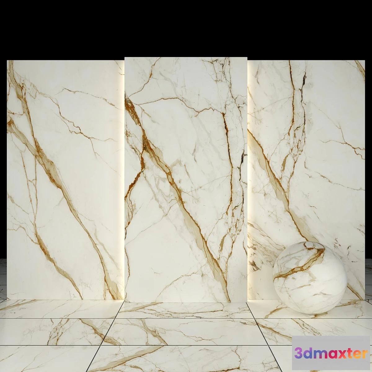 1414534 - Gold calacatta 03 3D Max