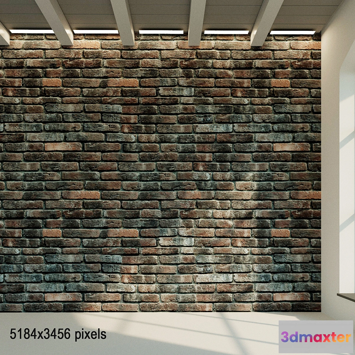 1418404 - Brick wall. Old brick. 37 3D Max