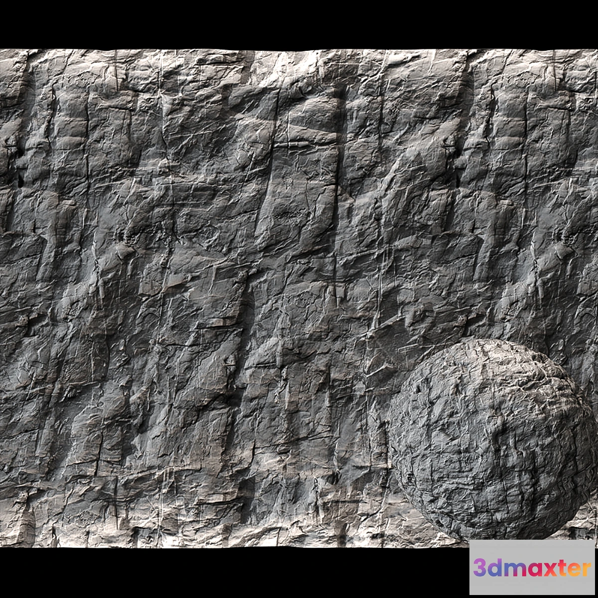1418692 - Stone Cliff Wall # 8 3D Max