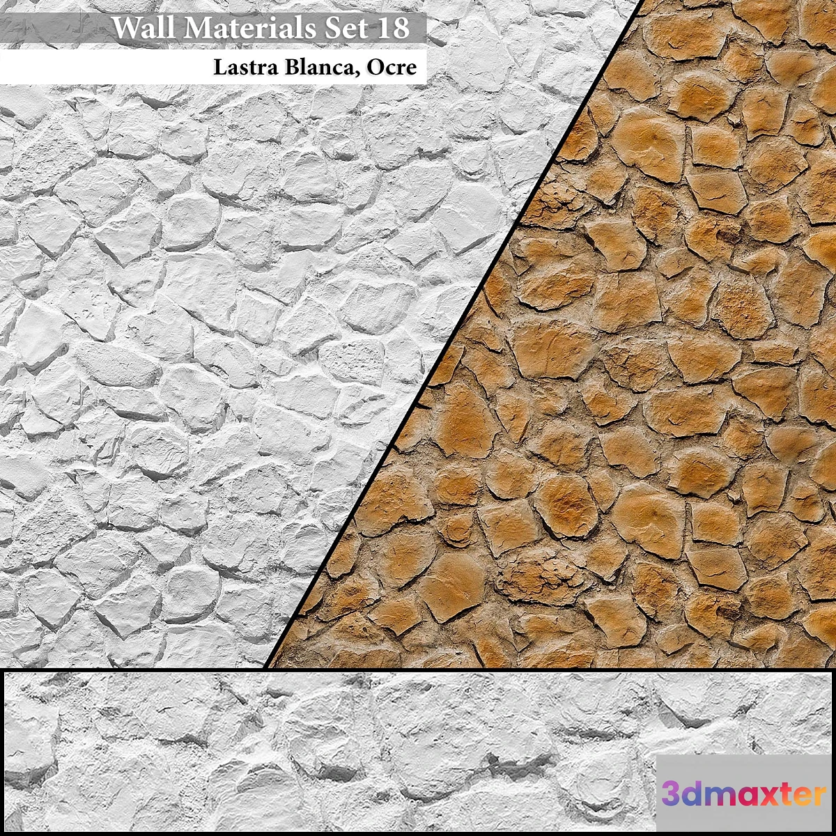 1423008 - Wall Materials Set 18 3D Max