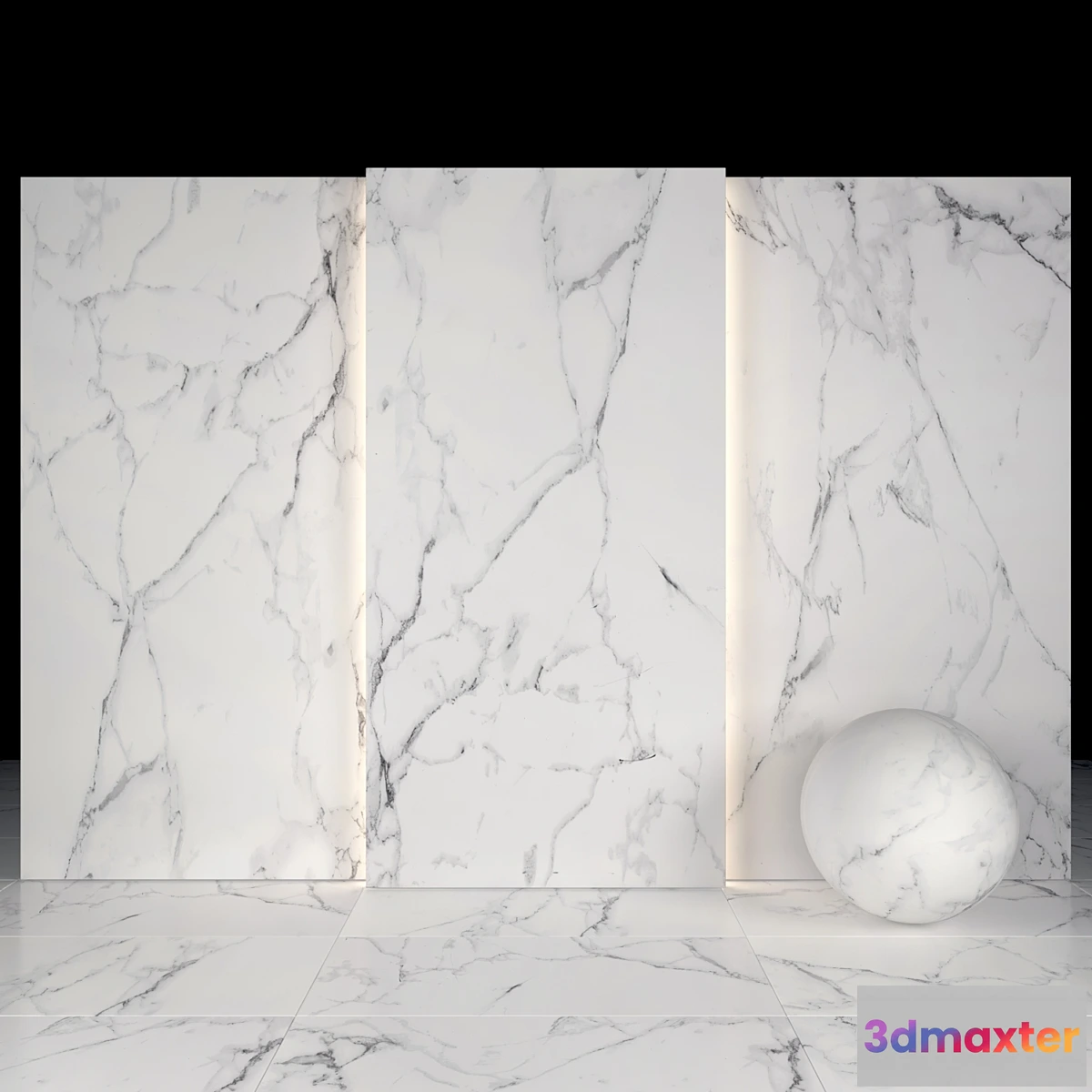1428046 - Carrara White Marble 04 3D Max