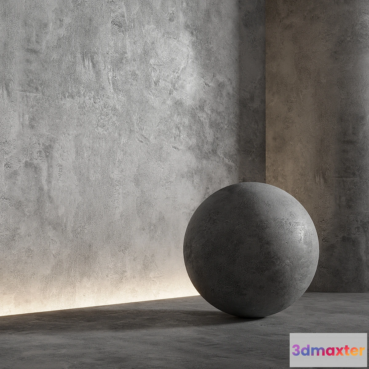 1432324 - Decorative plaster. Seamless decorative plaster material 53 3D Max