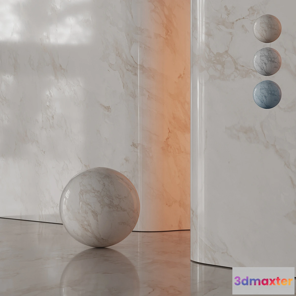 1433780 - Marble Material Set 04 8K 3D Max