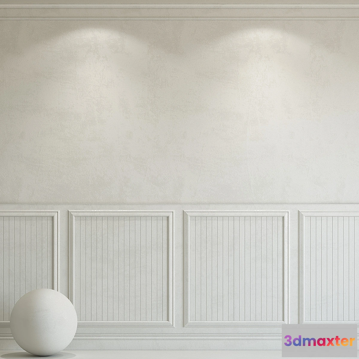 1440376 - Decorative plaster with molding 175 3D Max