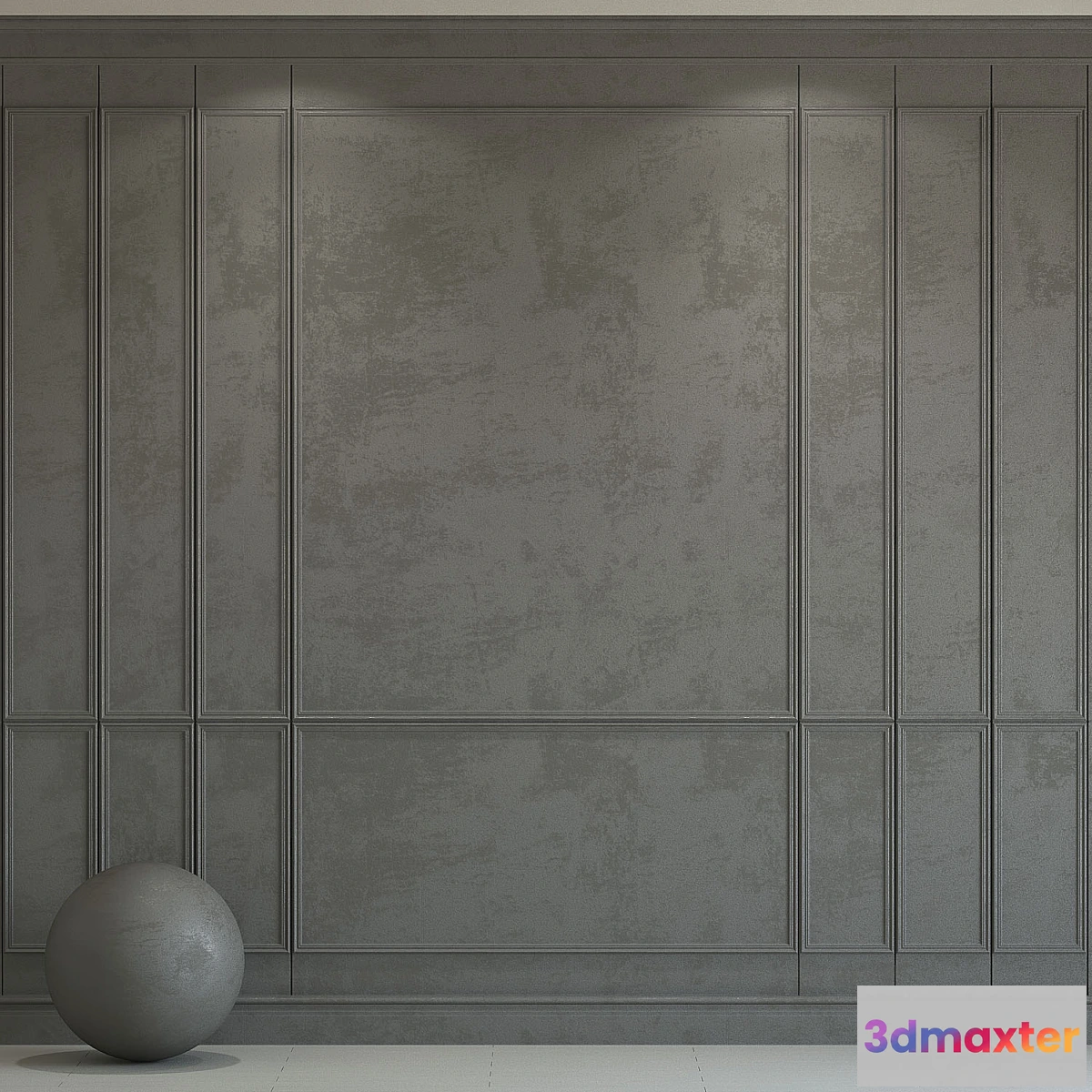 1441636 - Decorative plaster with molding 223 3D Max