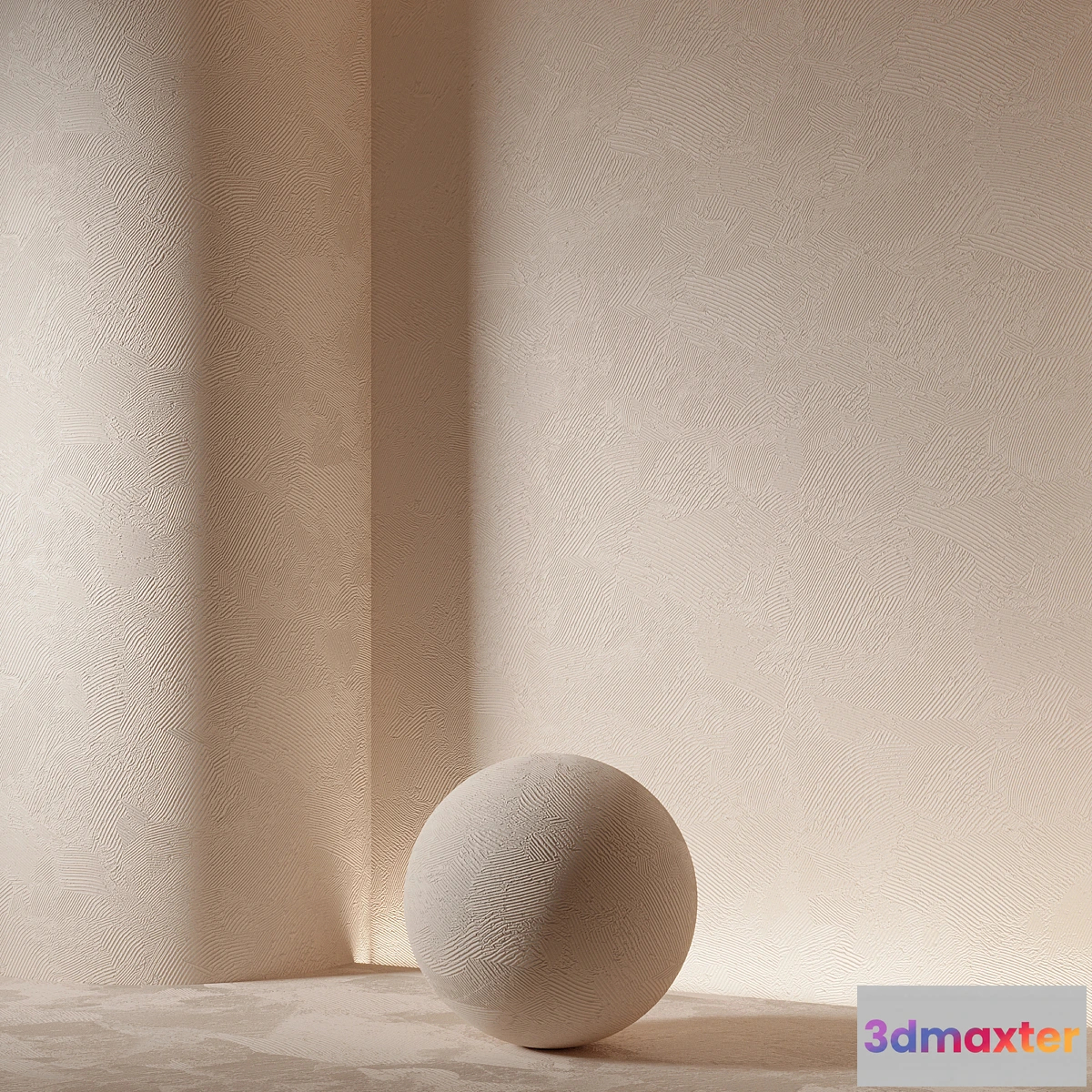 1448358 - Decorative plaster. Seamless decorative plaster material 91 3D Max