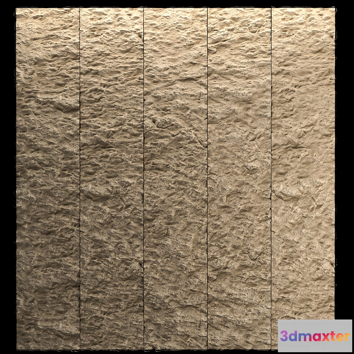 1450044 - Stone wall panel 3D Max