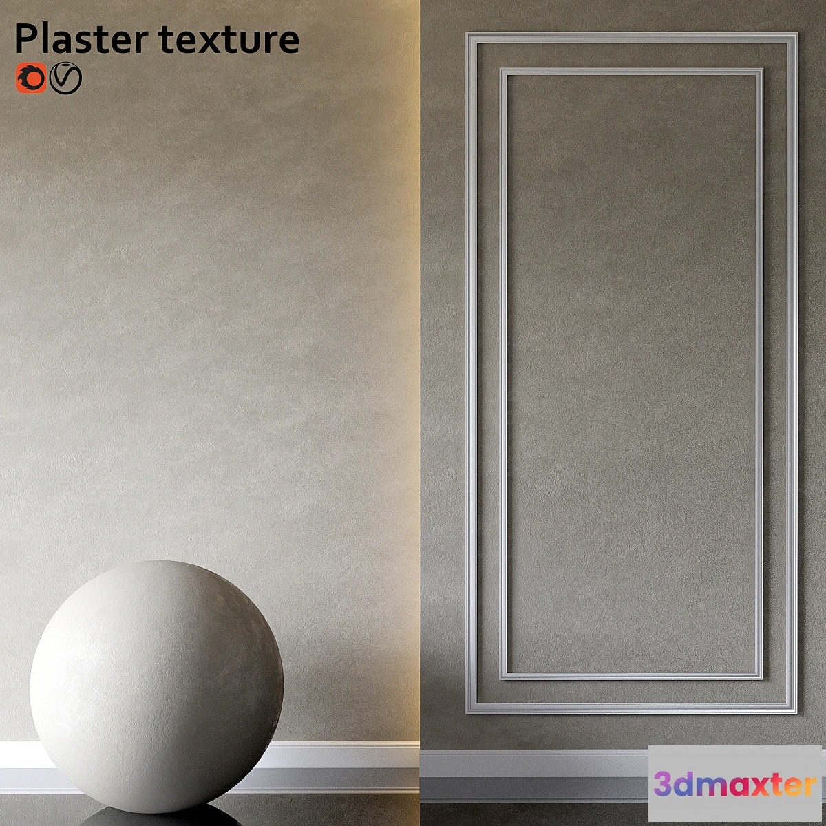 1456152 - Decorative plaster 3D Max