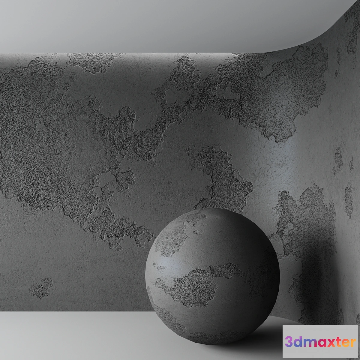 1456634 - Damage concrete 3D Max