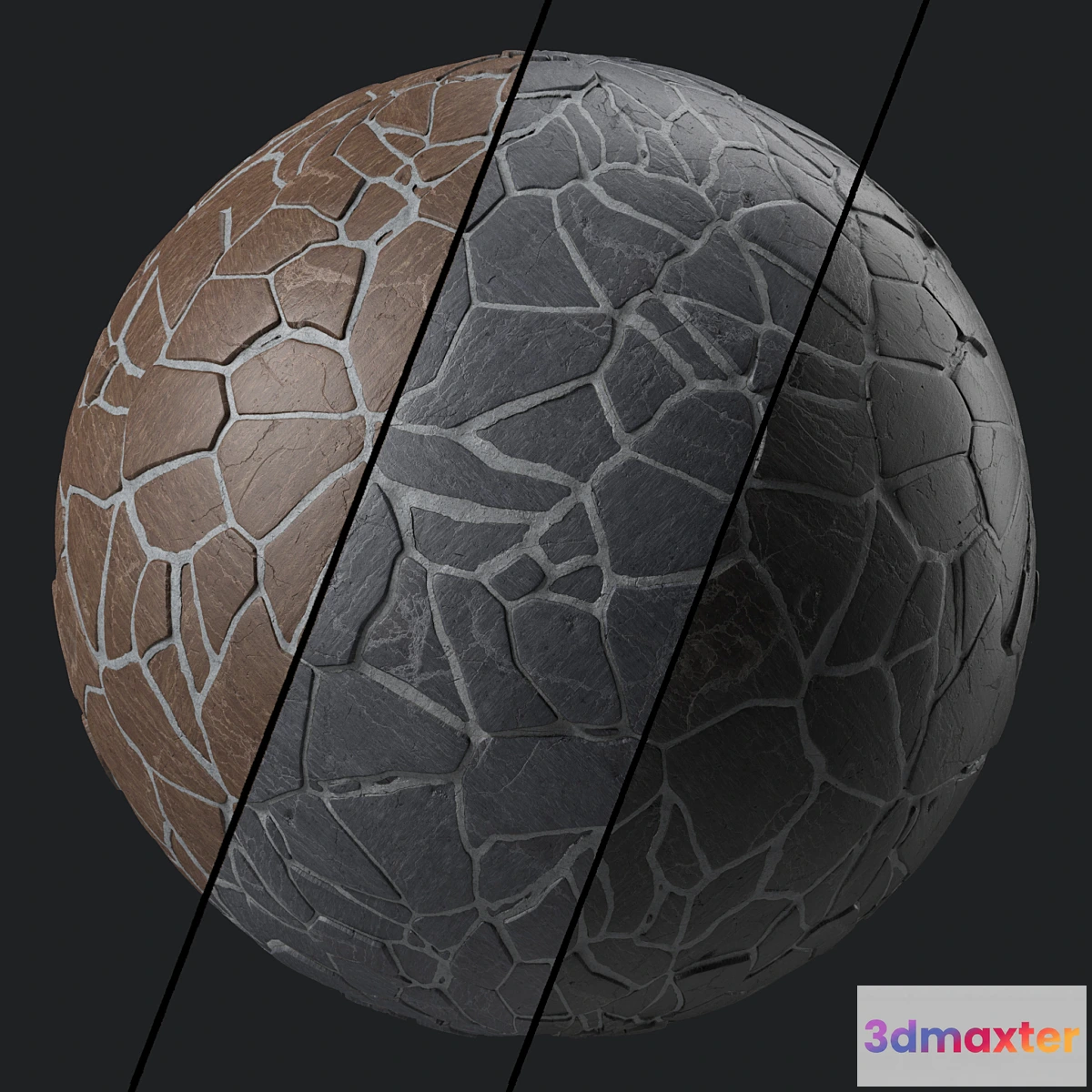 1460480 - Pavement Materials 95- Sbsar Pbr 4k Seamless 3D Max