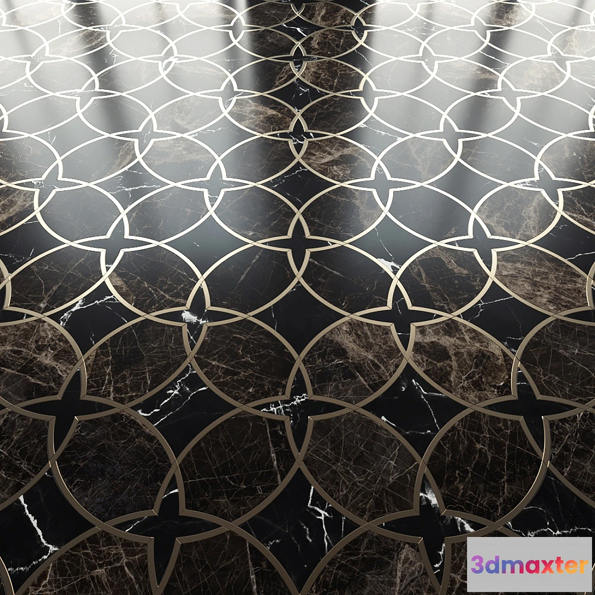 1462600 - Marble mosaic and decor from New Ravenna mosaics 3D Max