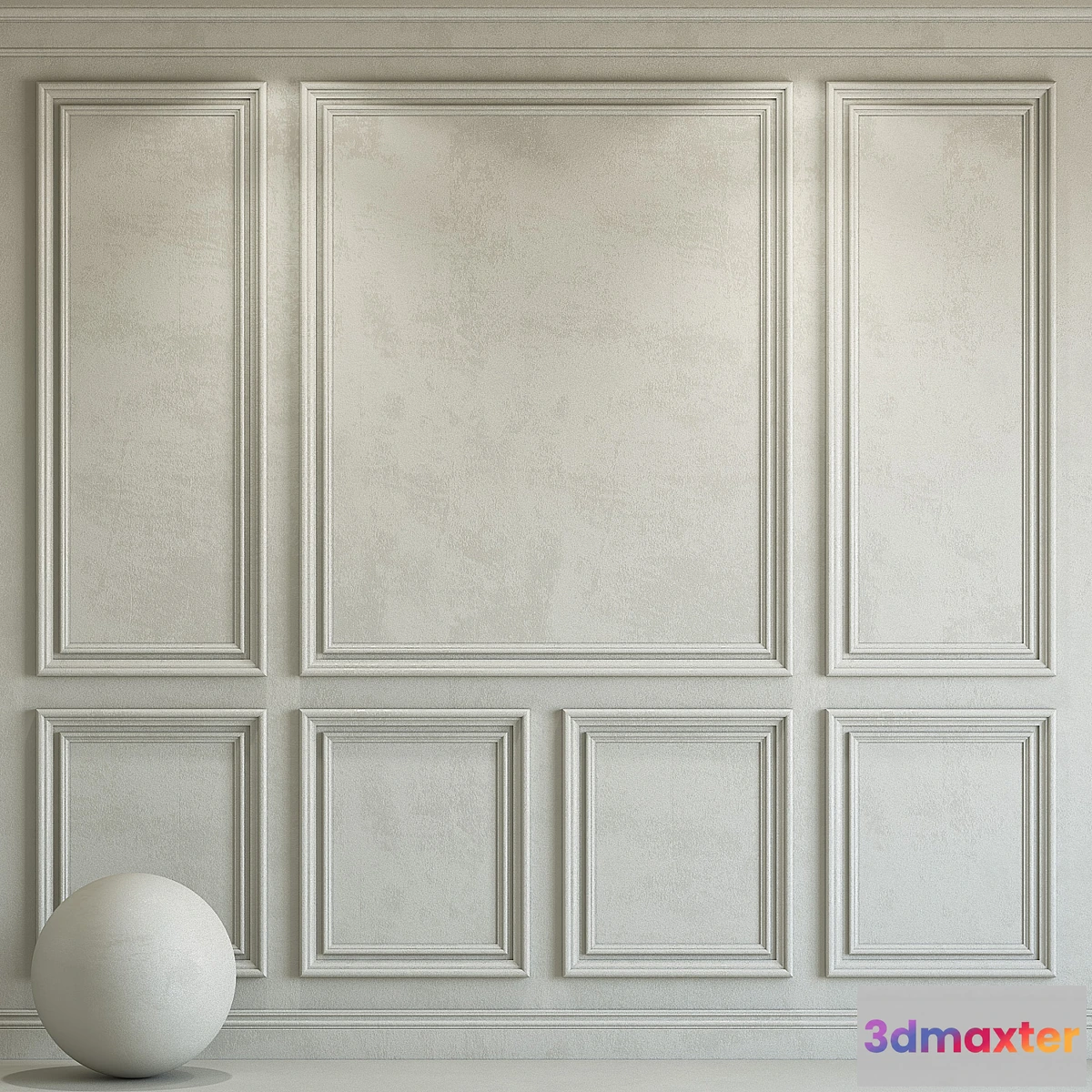 1464248 - Decorative plaster with molding 142 3D Max