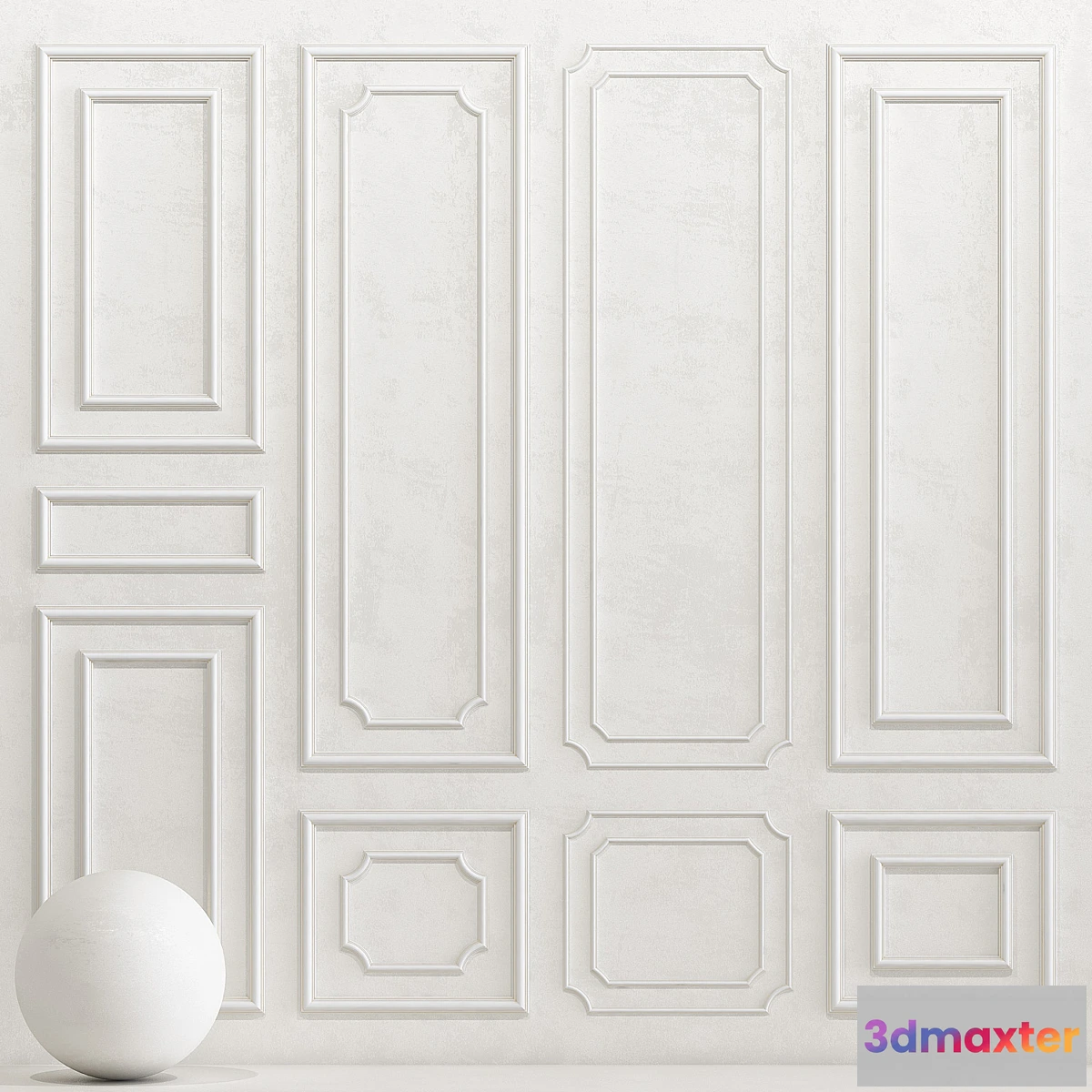 1468244 - Decorative plaster with molding 16 3D Max