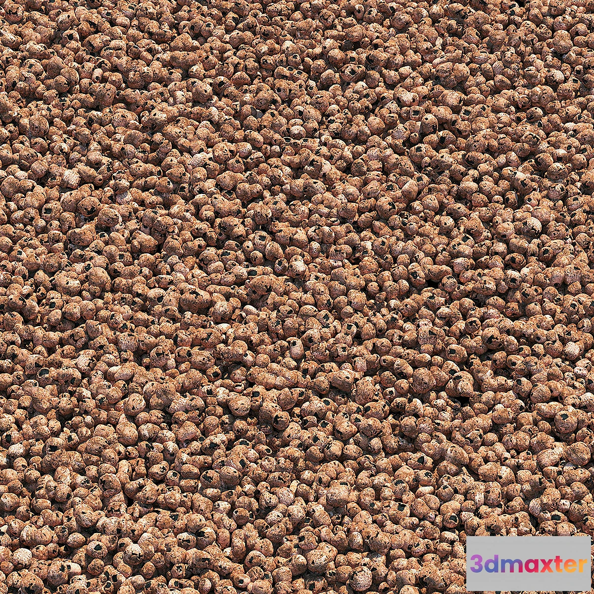 1468496 - Expanded clay aggregate Hydroton 3D Max