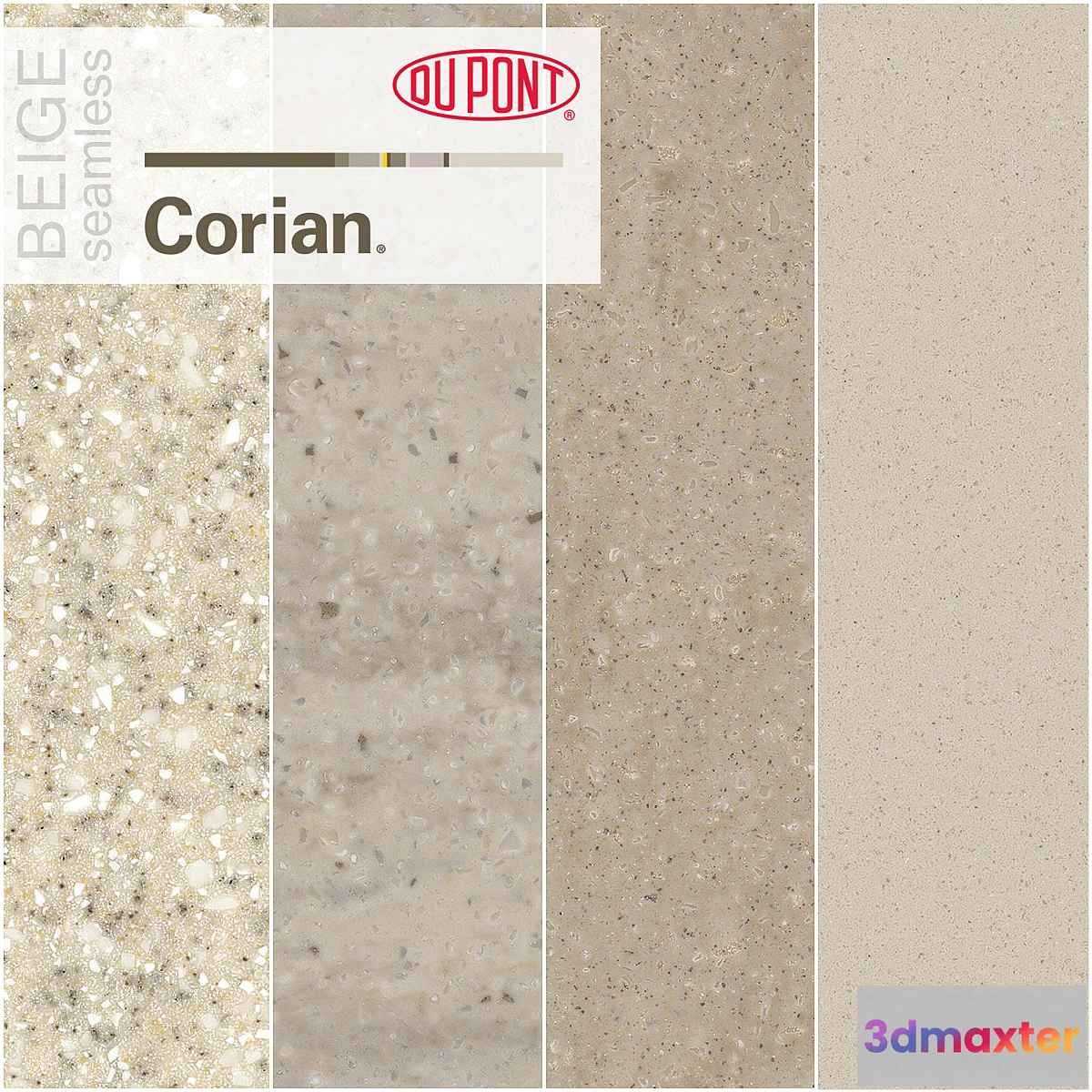 1477062 - Dupont Corian Kitchen Countertops Beige 3 3D Max