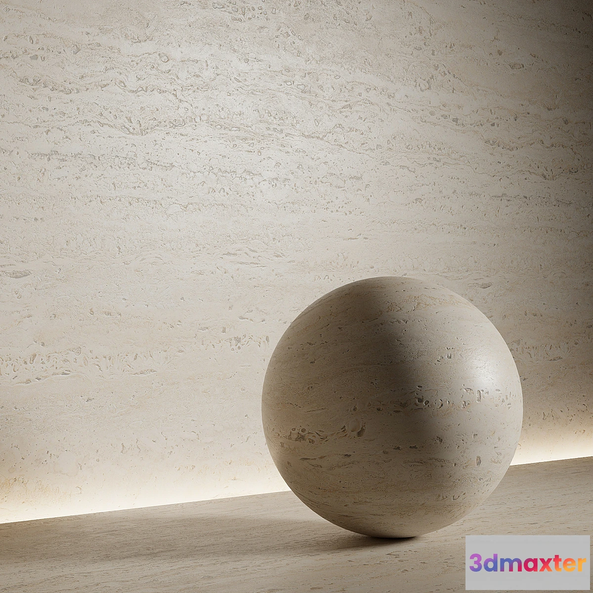 1477806 - Stone material travertine pbr seamless 3D Max