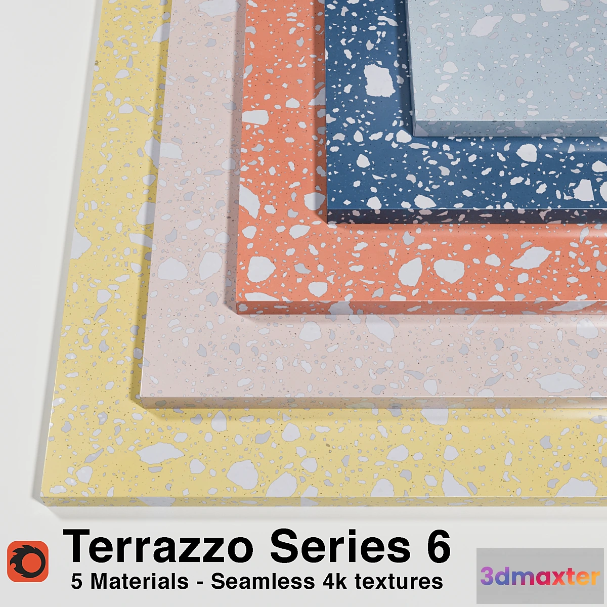 1478694 - Terrazzo - Series 6 (5 Seamless Materials) 3D Max