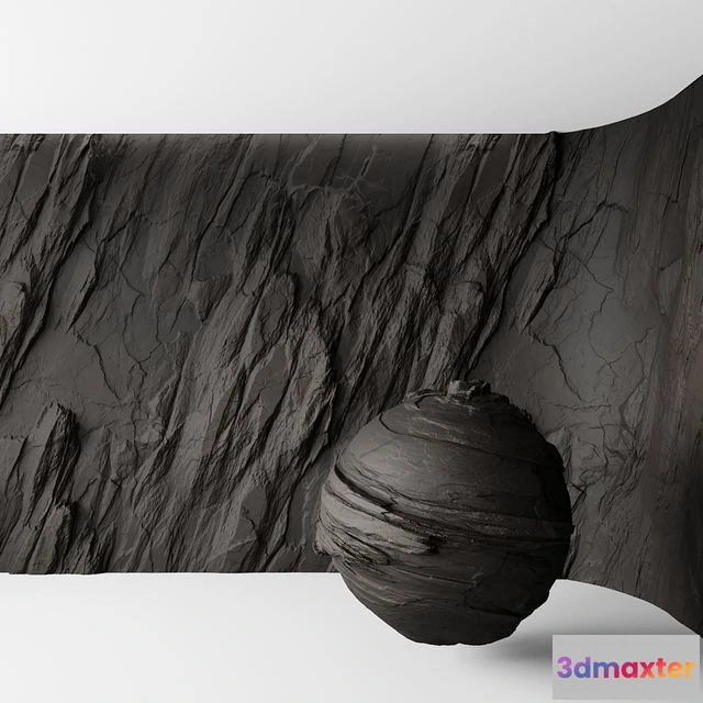 1538832 - Rock cliff wall №5 3D Max