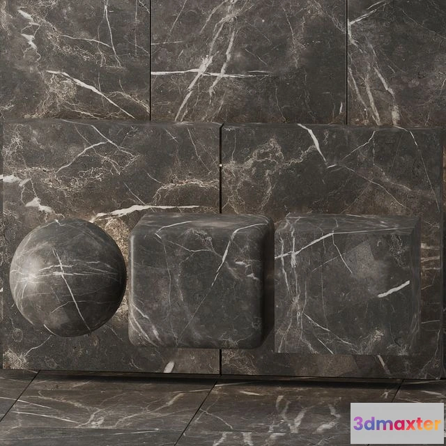 1539199 - Gray marble 3D Max