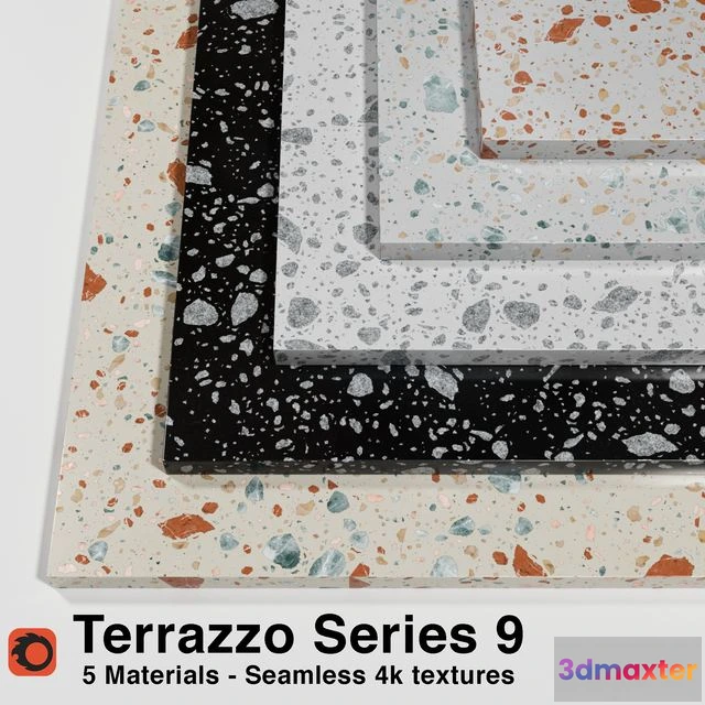 1552679 - Terrazzo - Series 9 (5 Seamless Materials) 3D Max