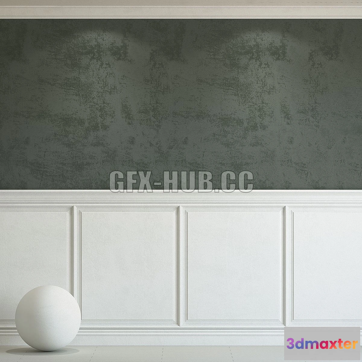 1554885 - Decorative plaster with molding 249 3D Max