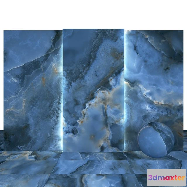 1555467 - Dark Blue Onyx 01 3D Max