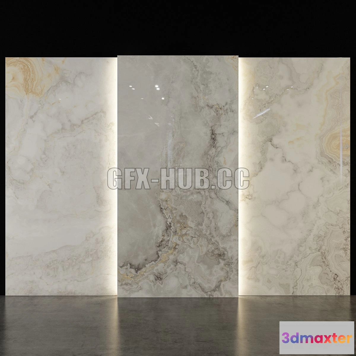 1556663 - Stone Marble set 98 3D Max
